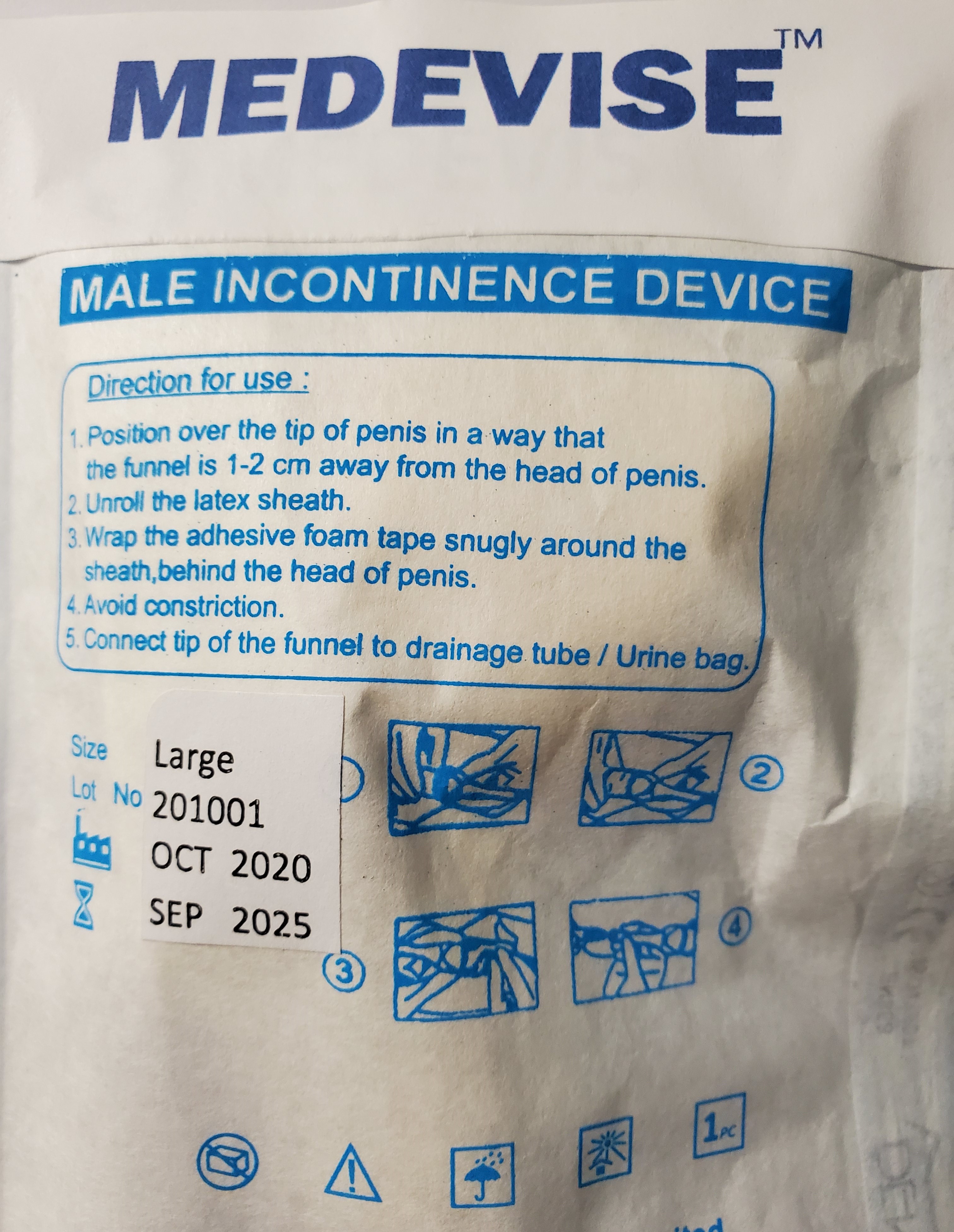 MEDEVISE Male Incontinence Device